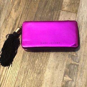Marc Jacobs Metallic Pink Makeup Case w/Tassel